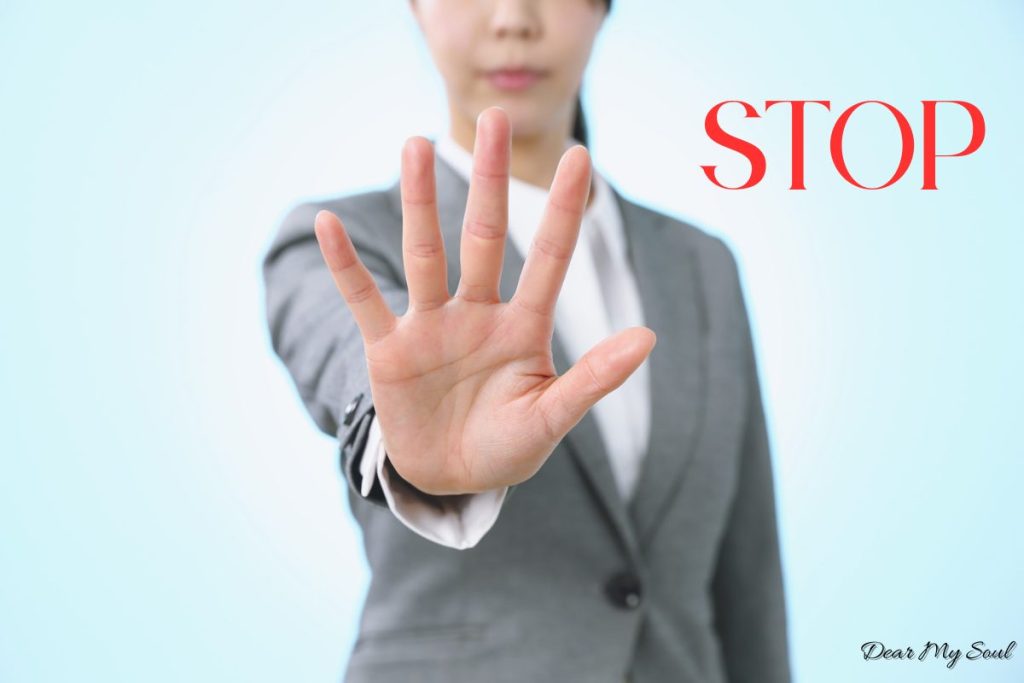 Lằn ranh, không cho phép ai vượt qua